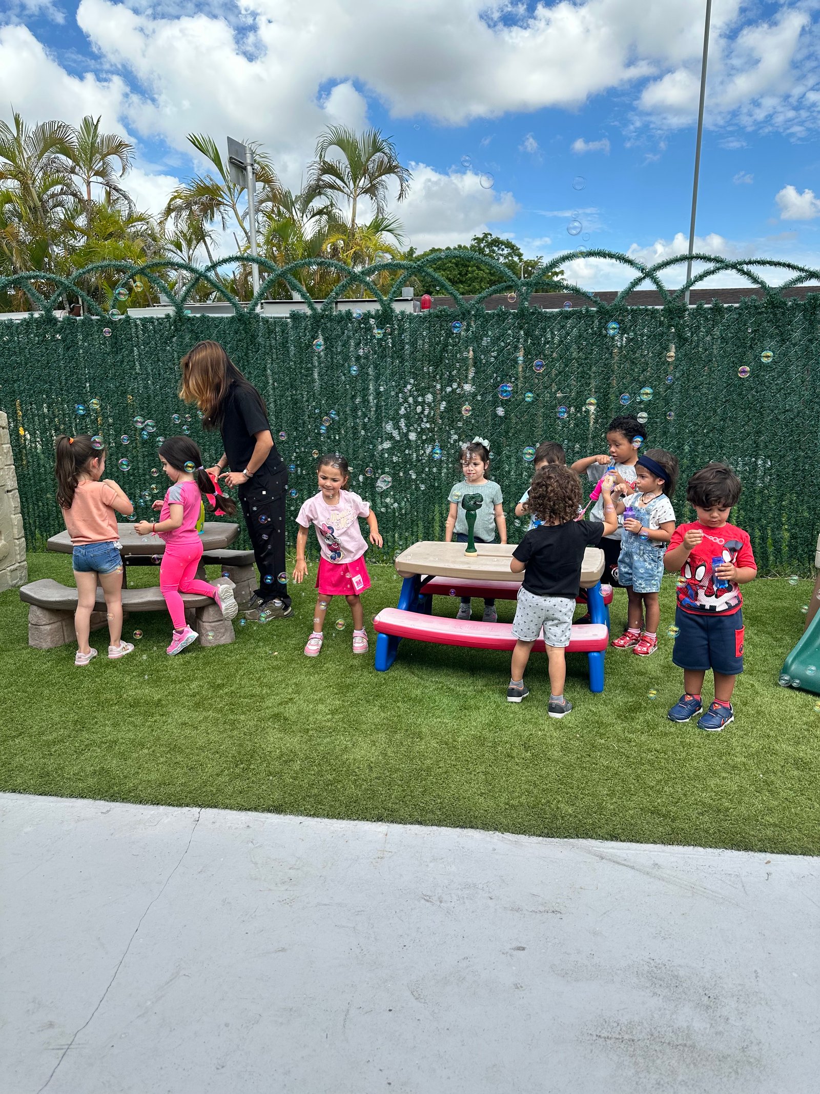 Children enjoying outdoor play at Happy Little Crabs Child Care